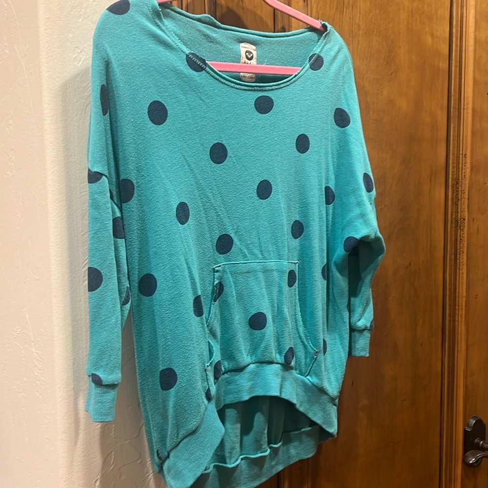 Roxy polka dot pullover